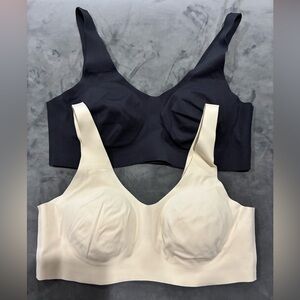 Knix Luxlift pullover black and cream